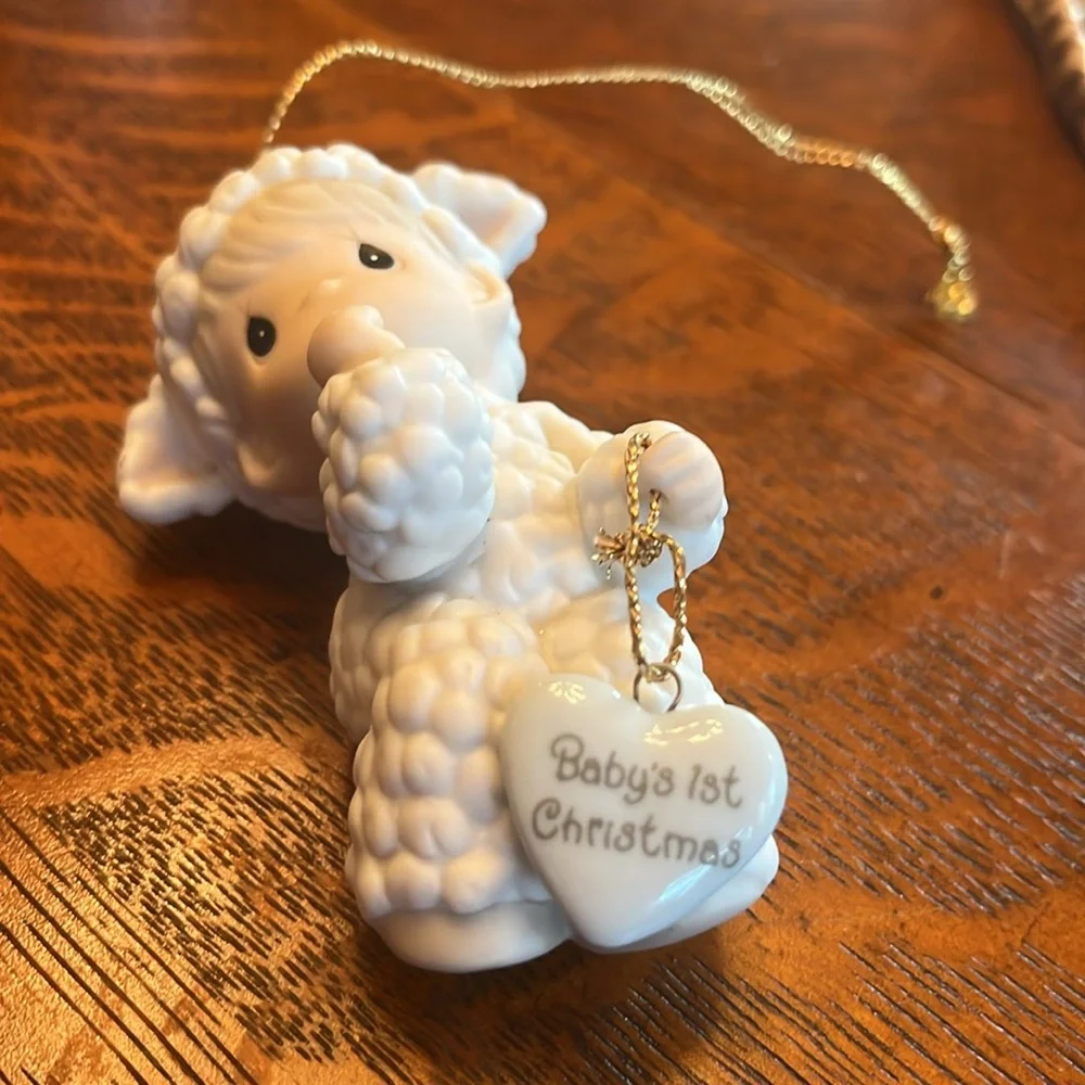 Precious Moments 1999 Baby's First Christmas Limited Edition Ornament vintage - Picture 4 of 7